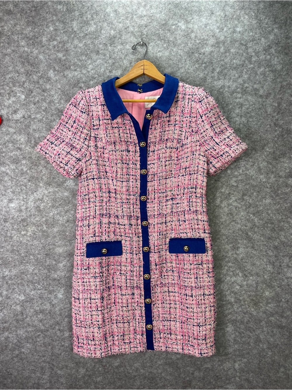 Lilly Pulitzer Aaryn Boucle Shift Dress Women's Size 8 New Short Sleeve Lined - Picture 2 of 16